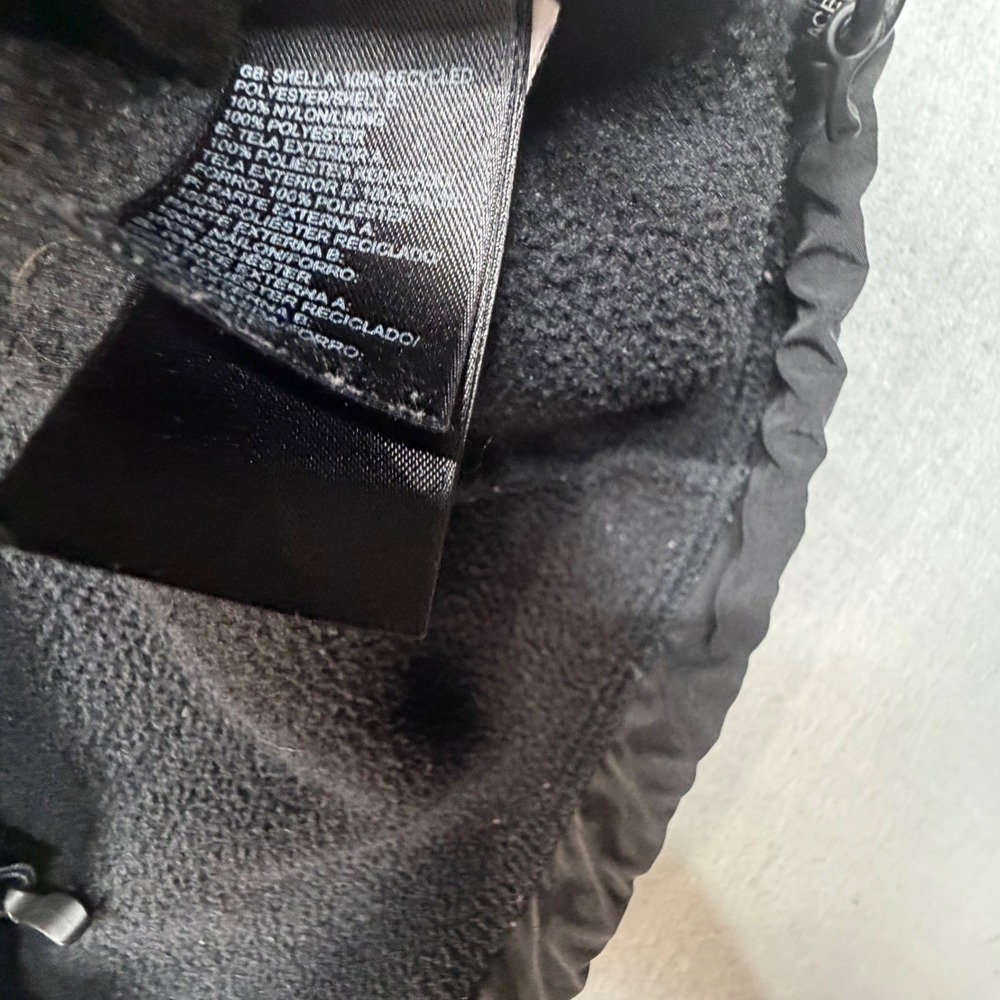 The North Face Denali Fleece Jacket Black Womens Medium ANLP FT12 Polartec Zip - Picture 8 of 8